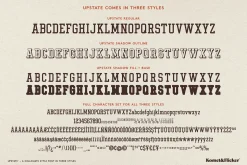 UPSTATE - A Collegiate Style Font