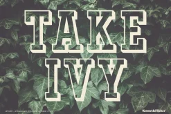 UPSTATE - A Collegiate Style Font