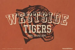 UPSTATE - A Collegiate Style Font