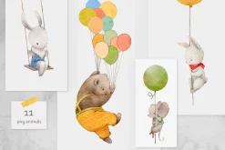 UP! watercolor set