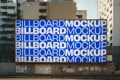 Urban Billboard Mockup Layered PSD
