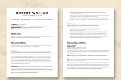 USAJob Resume Template