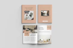 US Letter Brochure Mockup