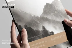 US Letter Magazine Cover Mockup