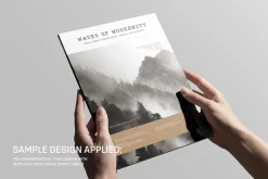 US Letter Magazine Cover Mockup