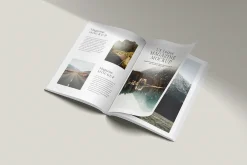 Us Letter Magazine Mockup