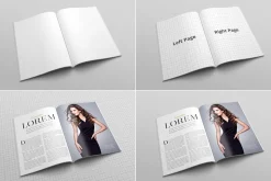 US Letter Magazine Mockup
