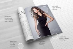 US Letter Magazine Mockup