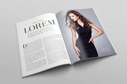 US Letter Magazine Mockup