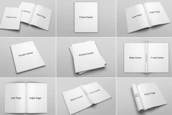 US Letter Magazine Mockup