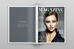US Letter Magazine Mockup