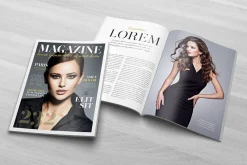 US Letter Magazine Mockup