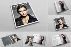 US Letter Magazine Mockup
