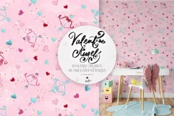 Valentine Cupid Seamless Patterns