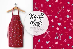 Valentine Cupid Seamless Patterns