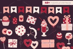 Valentines Clipart, Cards & Patterns