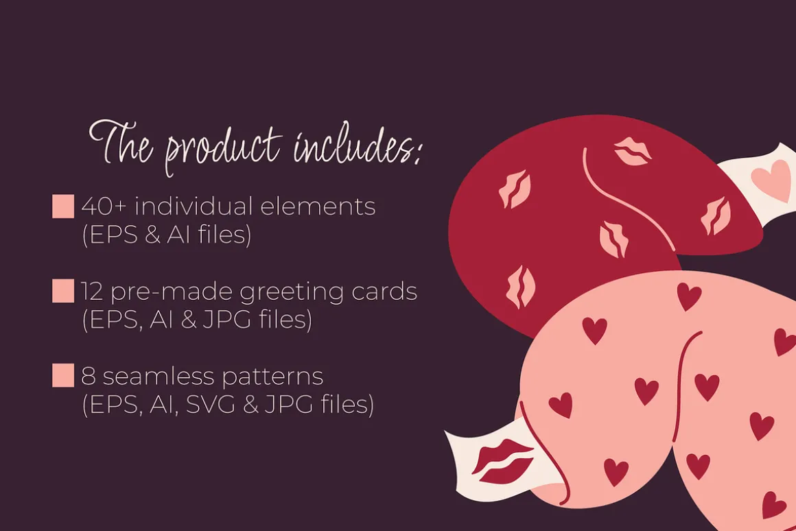 Valentines Clipart, Cards & Patterns