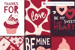 Valentines Clipart, Cards & Patterns