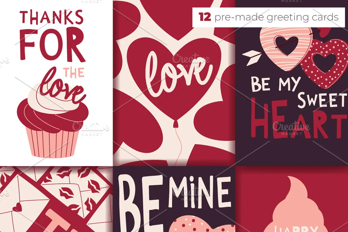 Valentines Clipart, Cards & Patterns