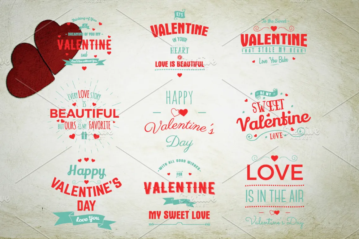 Valentine's Day Badges & Overlays