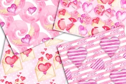 Valentine's Day Digital Paper Pack