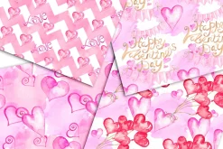 Valentine's Day Digital Paper Pack