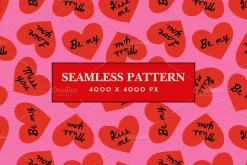 Valentine's Day romantic pattern