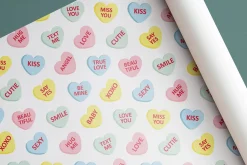 Valentine seamless patterns set