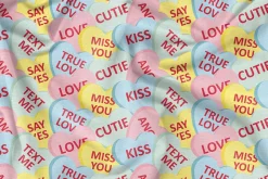 Valentine seamless patterns set