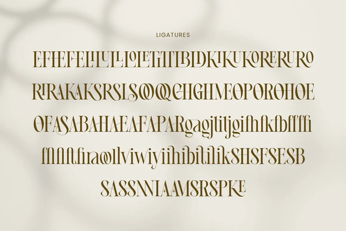 Vamour - Elegant Serif