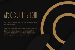 Van Alen - font