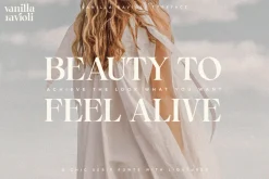Vanilla Ravioli | Chic Ligature Font