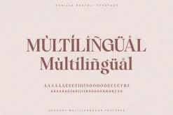 Vanilla Ravioli | Chic Ligature Font