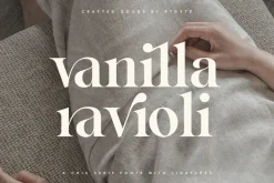 Vanilla Ravioli | Chic Ligature Font