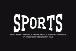 Varsity North - Baseball Font