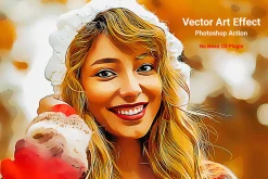 Vector Art Effect Photoshop Action