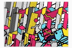 40 Vector Bright Backgrounds in 80s