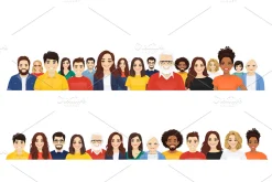 Vector characters set
