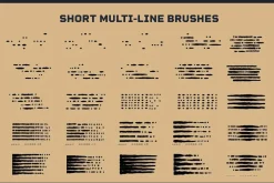 100+ Vector Engraving line Brushes,