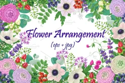 Vector Flower Arrangement
