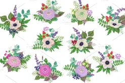 Vector Flower Arrangement