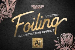 Vector Foil TOOLKIT For Illustrator