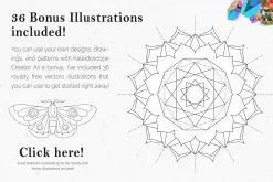 Vector Kaleidoscope for Adobe Ai