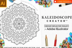Vector Kaleidoscope for Adobe Ai