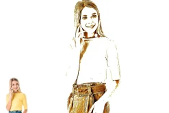 Vector Portrait Art Photoshop Action
