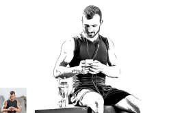 Vector Portrait Art Photoshop Action