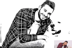 Vector Portrait Art Photoshop Action