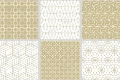 Vector seamless geometric patterns