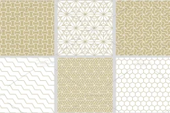 Vector seamless geometric patterns