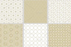 Vector seamless geometric patterns